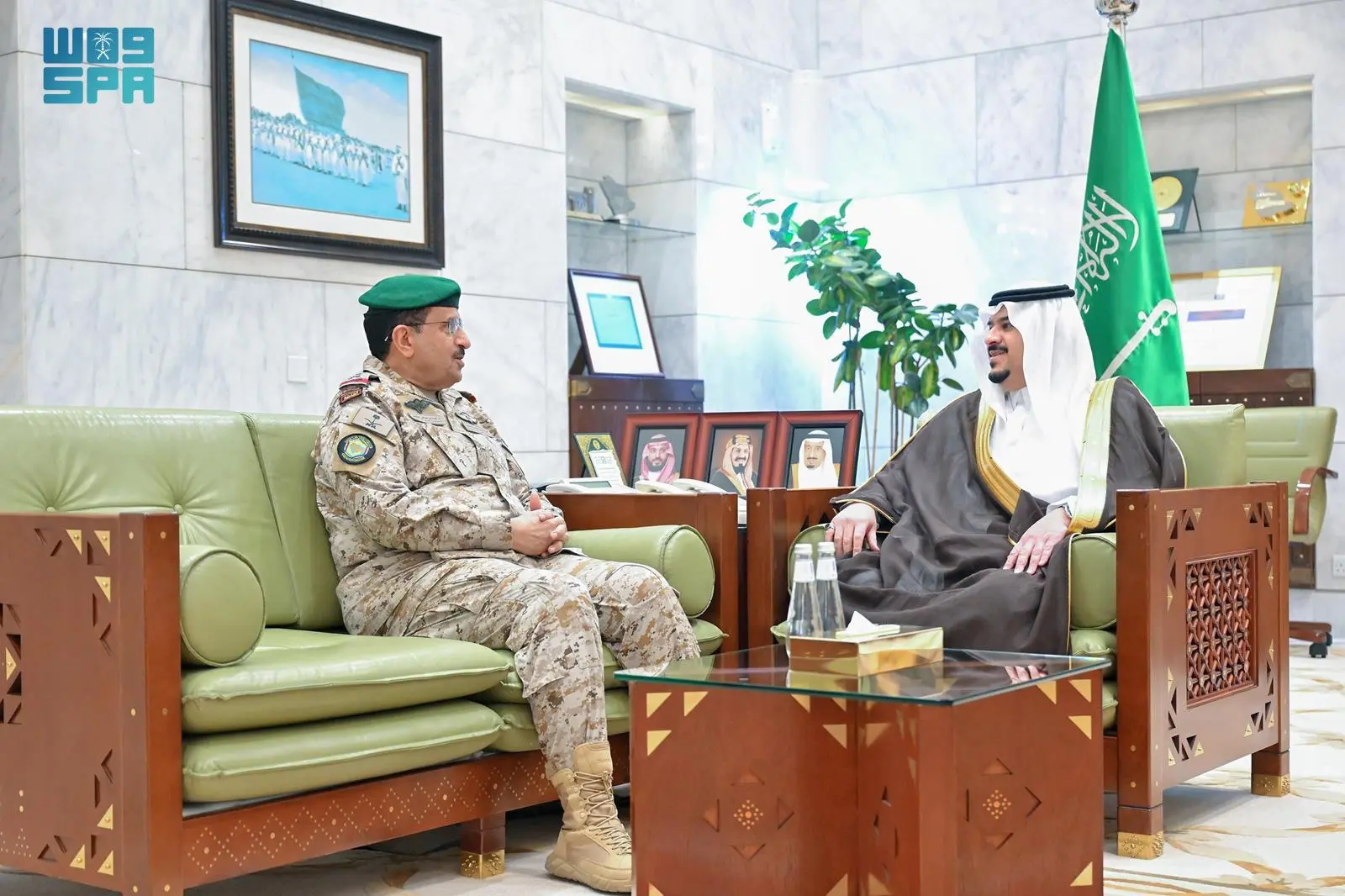 نائب أمير منطقة الرياض يستقبل قائد القيادة العسكرية الموحدة لدول مجلس التعاون الخليجي