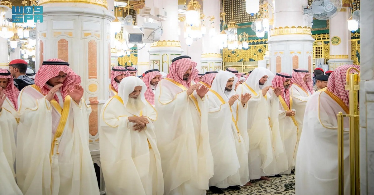 صلاة عيد الأضحى في المسجد النبوي